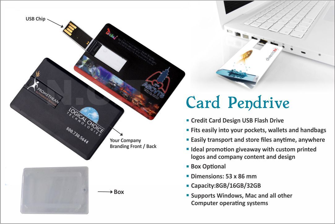 Credit Card USB Drive-Unique Corporate Giveaway
